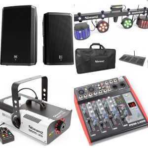 Festpaket 2000watt med ljud och ljus